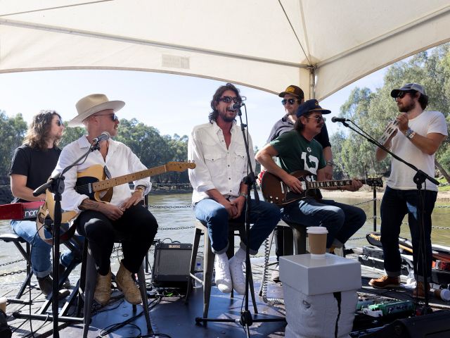 the performers at Riverboats Music Festival, Murray River