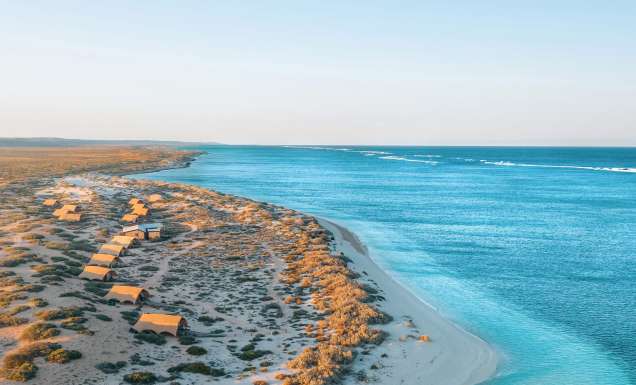 Sal Salis Ningaloo Reef from above