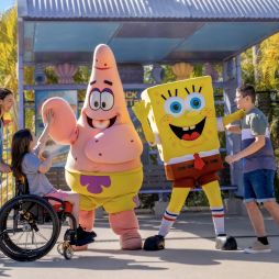 Spongebob Squarepants characters at Sea World Resort