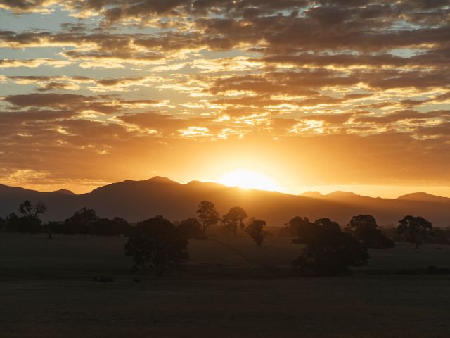 Grampians National Park at sunset
