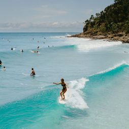Surfing near Noosa National Park