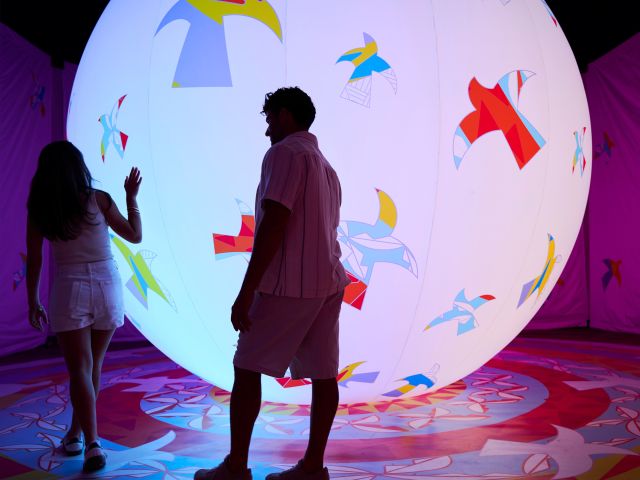 two people at Sydney Festival