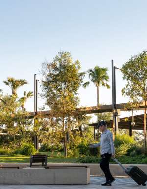 Exterior of T1 Sydney Airport