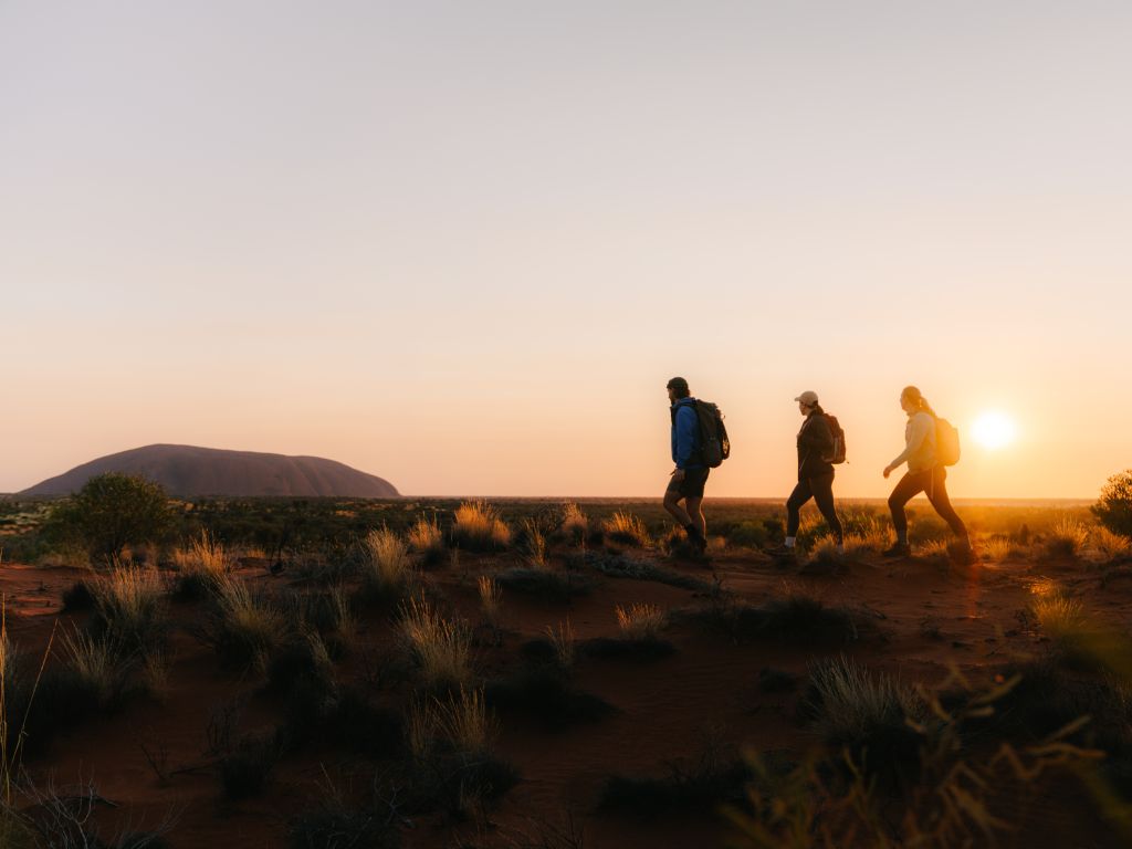 Tasmanian Walking Company Uluṟu Kata Tjuṯa Signature Walk Day 4 sunrise walks