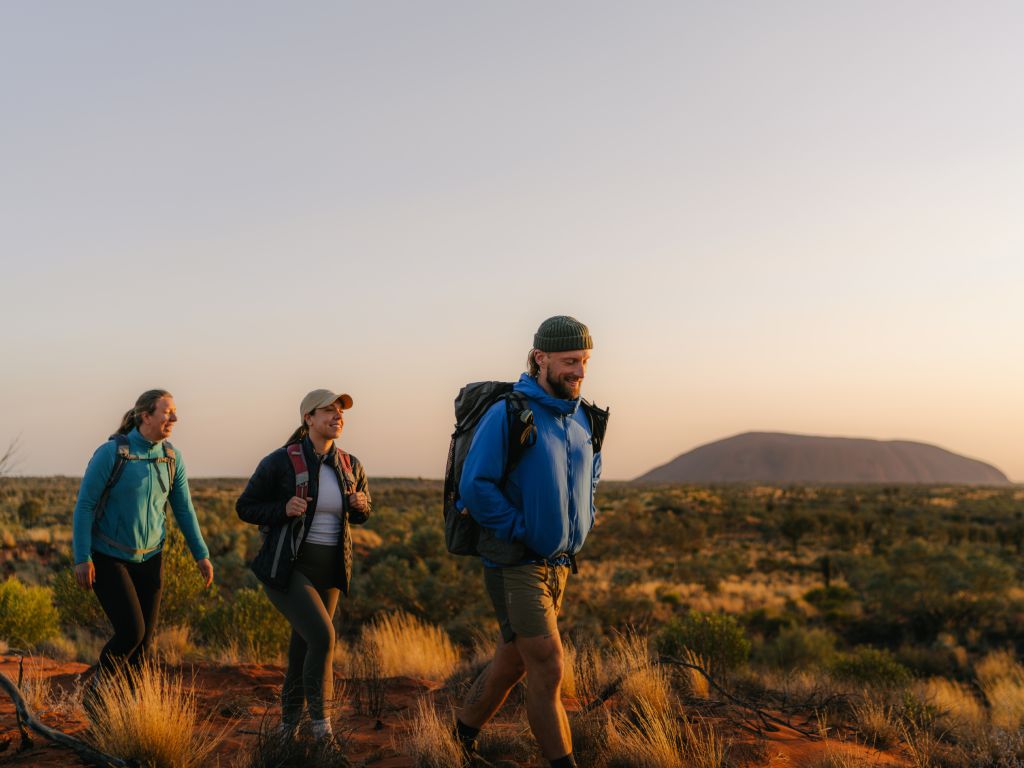 Tasmanian Walking Company Uluṟu Kata Tjuṯa Signature Walk Day 4 sunrise walks
