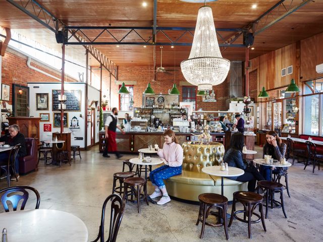 diners at The Mill, Castlemaine