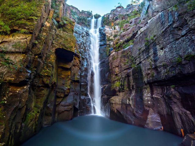 the Carrington Falls during a tour with Experience Nature