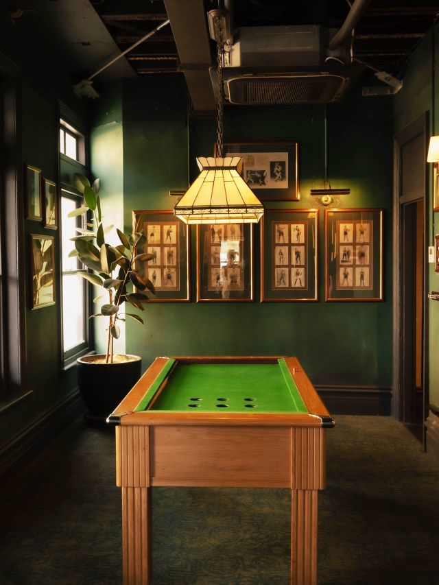 the Billiard room at The Royal Perth