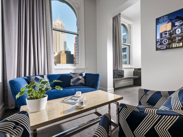 the heritage suite at The Melbourne Hotel, Perth