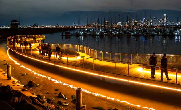 The new Penguin Viewing Experience boardwalk