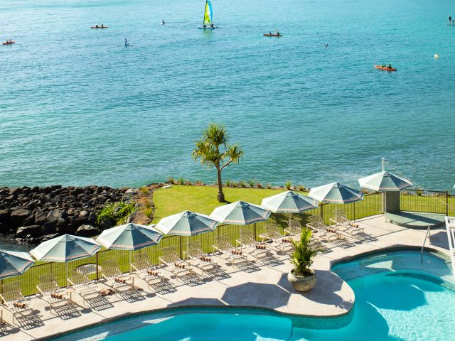 The swimming pool at The Sundays, Hamilton Island