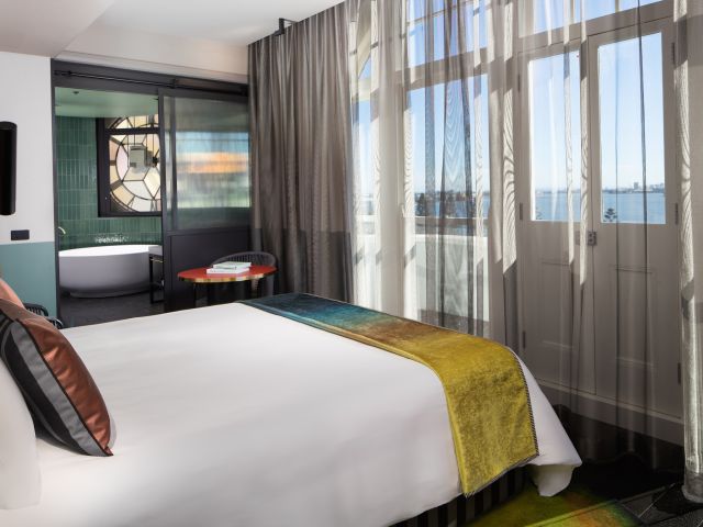 A suite at QT Newcastle