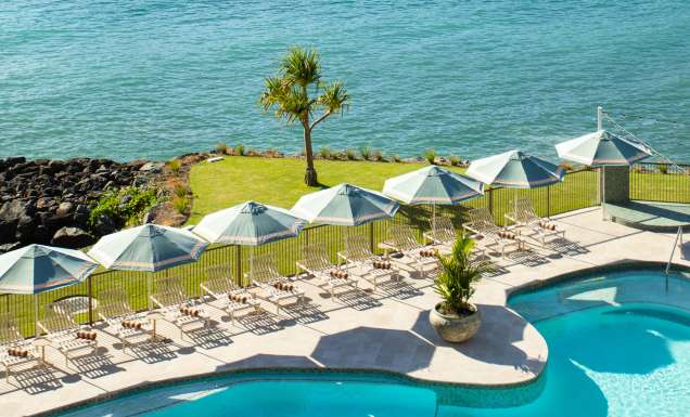 The swimming pool at The Sundays, Hamilton Island