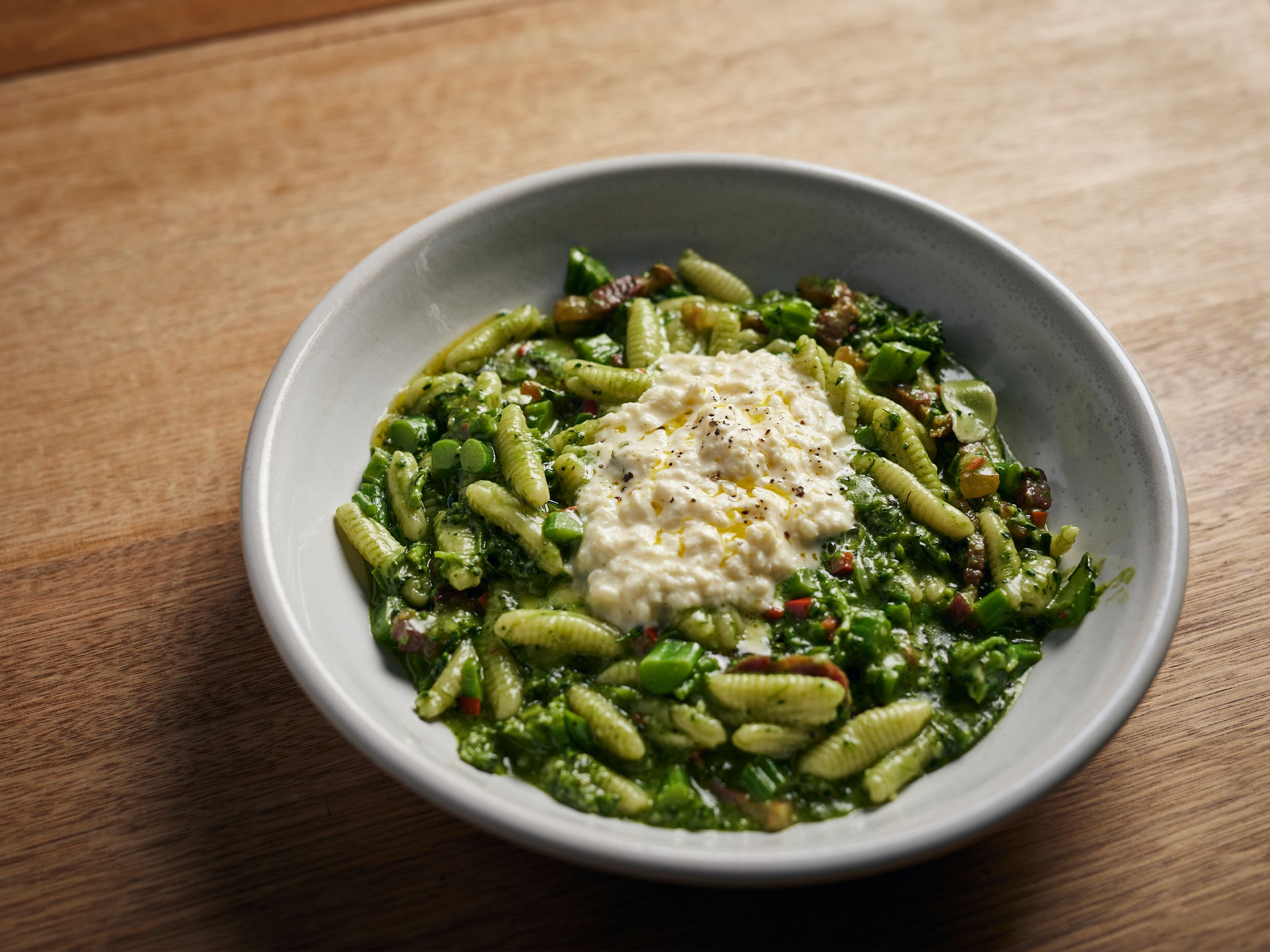 A bowl of pasta at Peppina at The Tasman