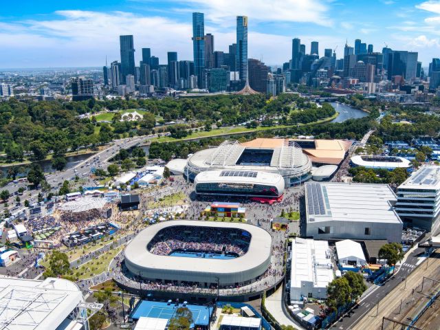 Shake Shack X Australian Open in Melbourne, Victoria
