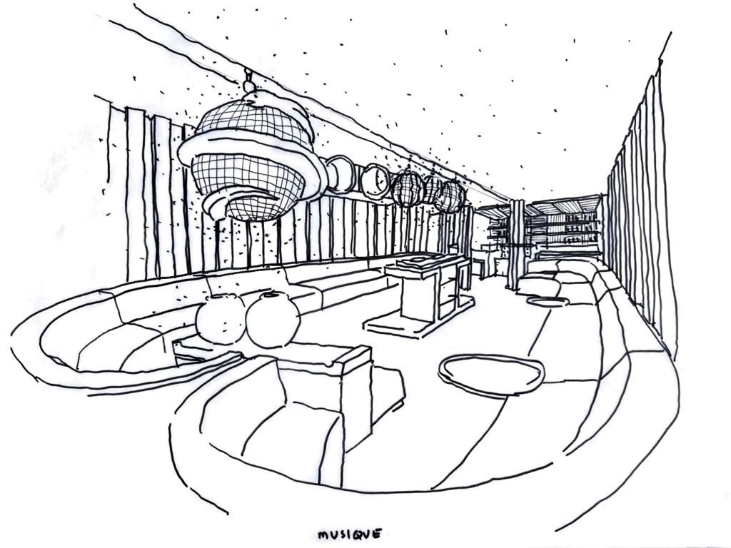 The Belongil Blind Tiger illustration in Byron Bay