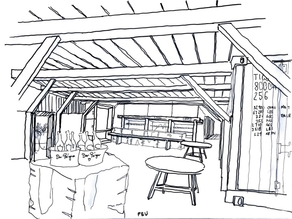 The Belongil FEU illustration in Byron Bay