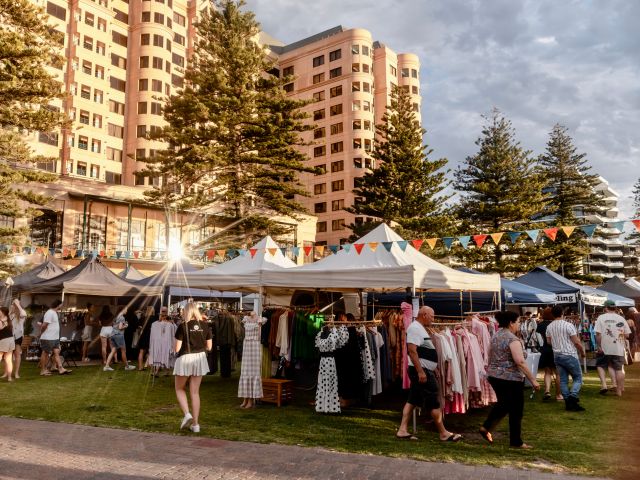 Glenelg Sunset Markets in Adelaide, SA