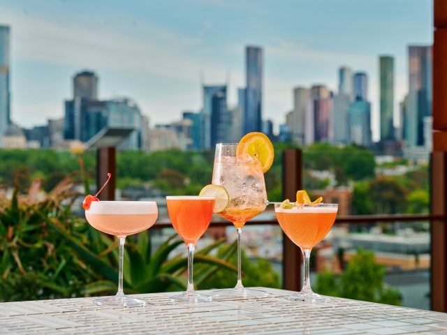 drinks at On Top, The StandardX Melbourne