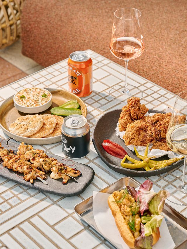 The StandardX, Melbourne rooftop food