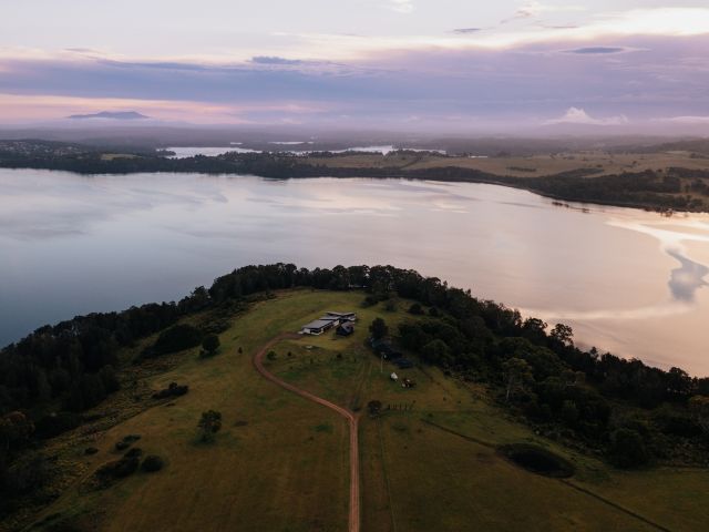 a scenic view of Coila Lake from Somnium Bingie