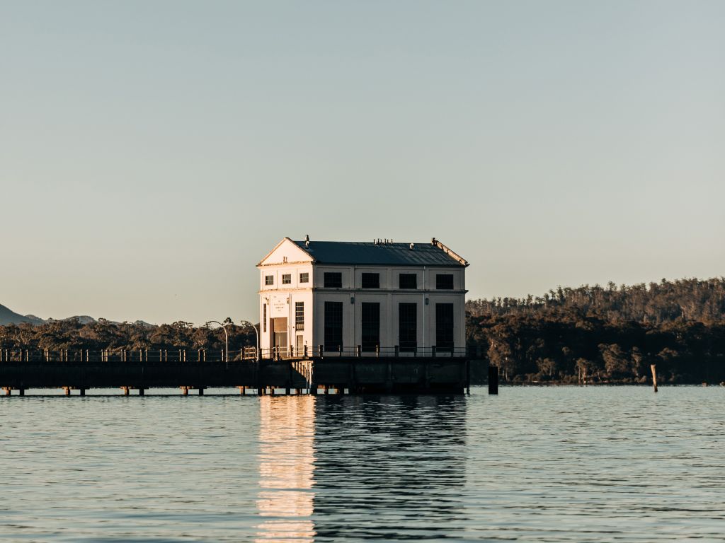 Pumphouse Point in Tasmania