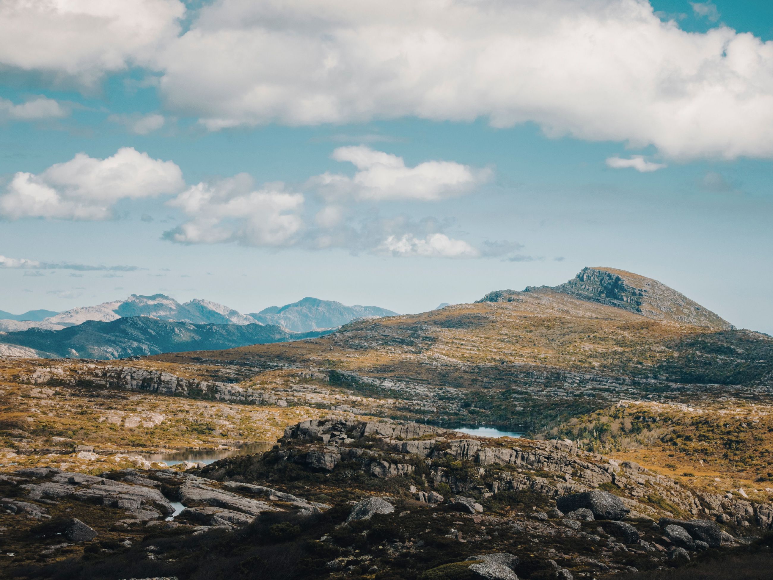 Tyndall Range, West Coast Range in Tasmania