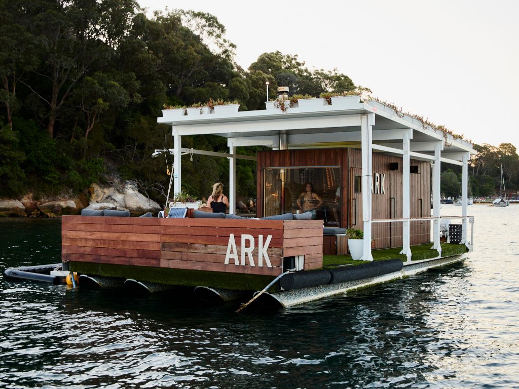Wellness Afloat The Ark floating sauna in Sydney Harbour