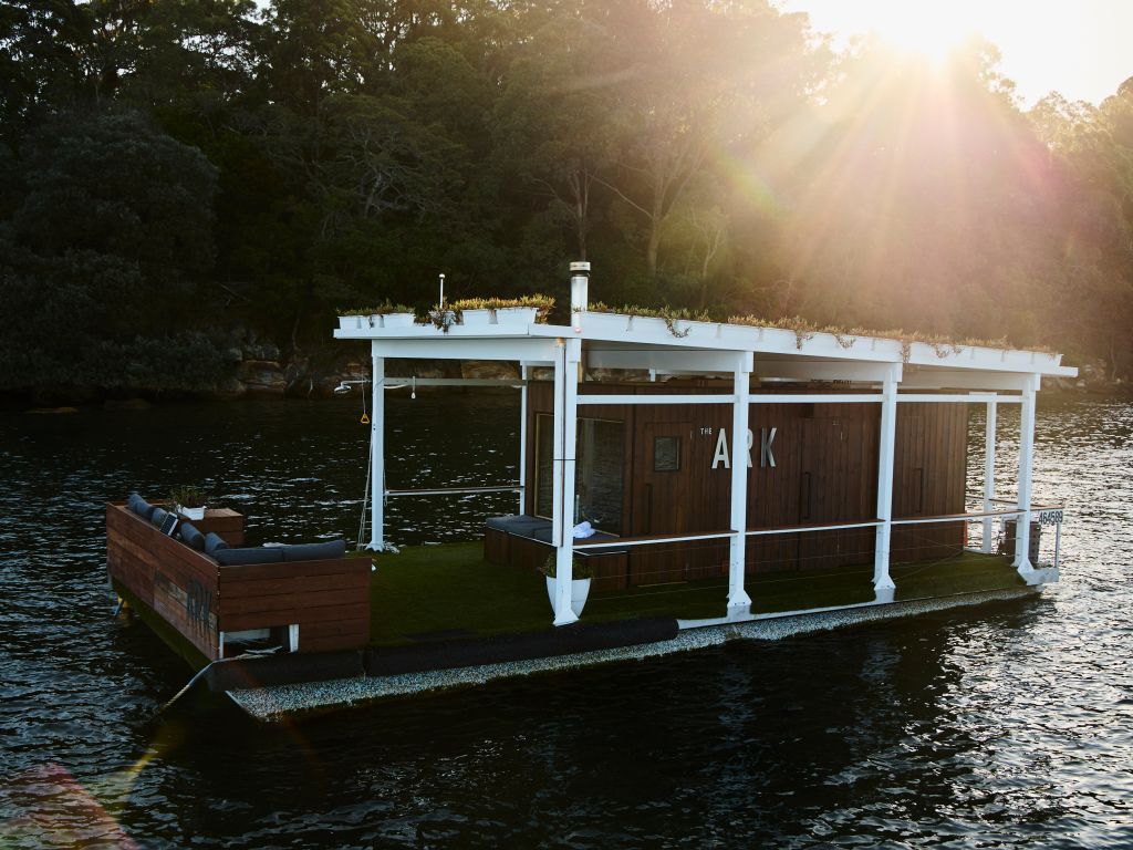 Wellness Afloat The Ark floating sauna in Sydney Harbour