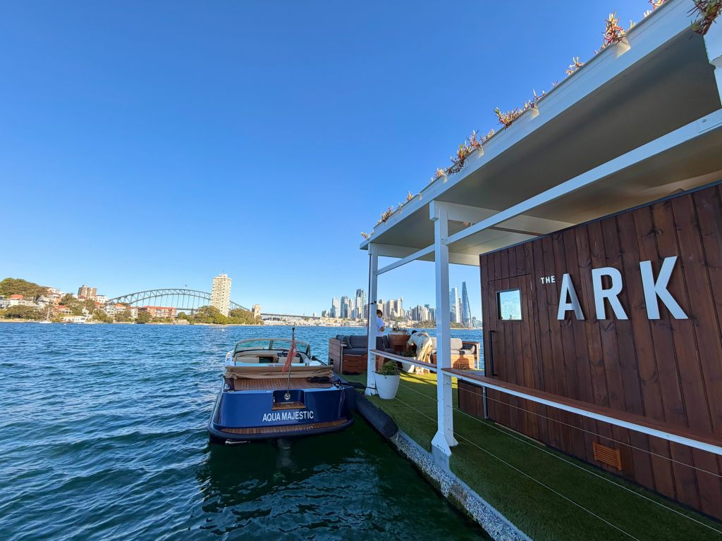 Wellness Afloat The Ark floating sauna in Sydney Harbour