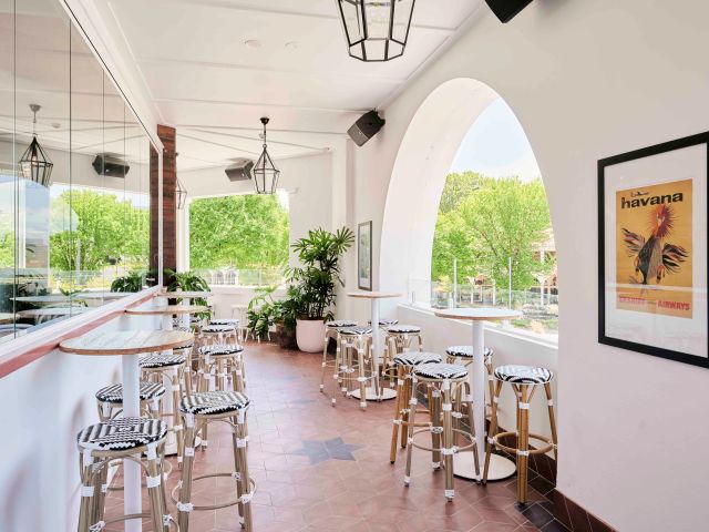 the rooftop bar at Highball, Canberra