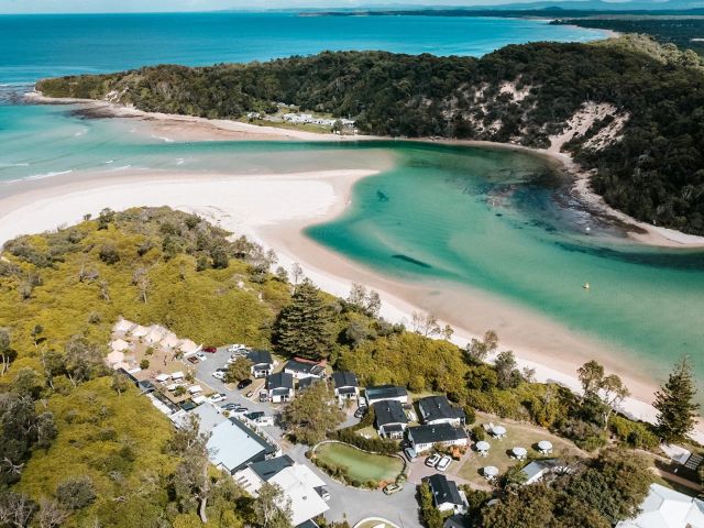 The Cove Jervis Bay, Berrara Beach from above