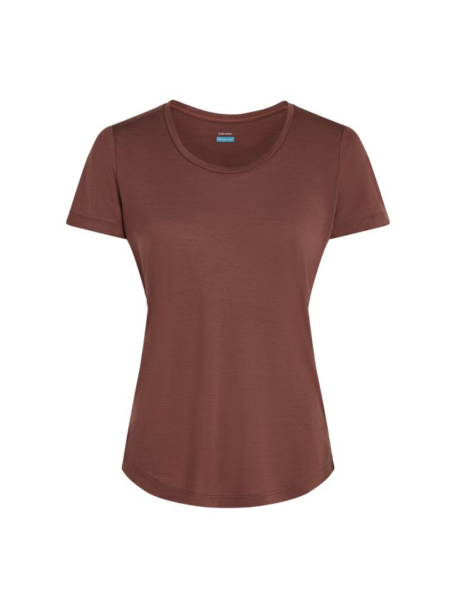 Merino scoop tee