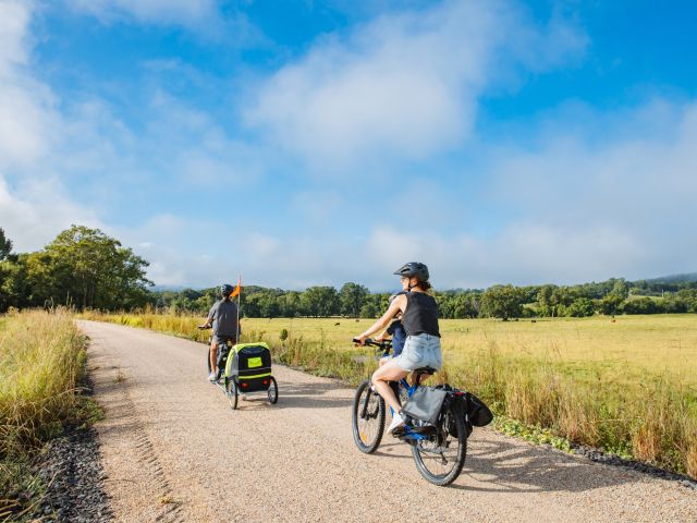 Cycle the Northern Rivers Rail Trail.