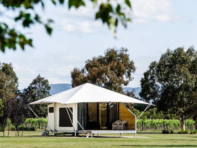 Blue Wren Farm Glamping tent