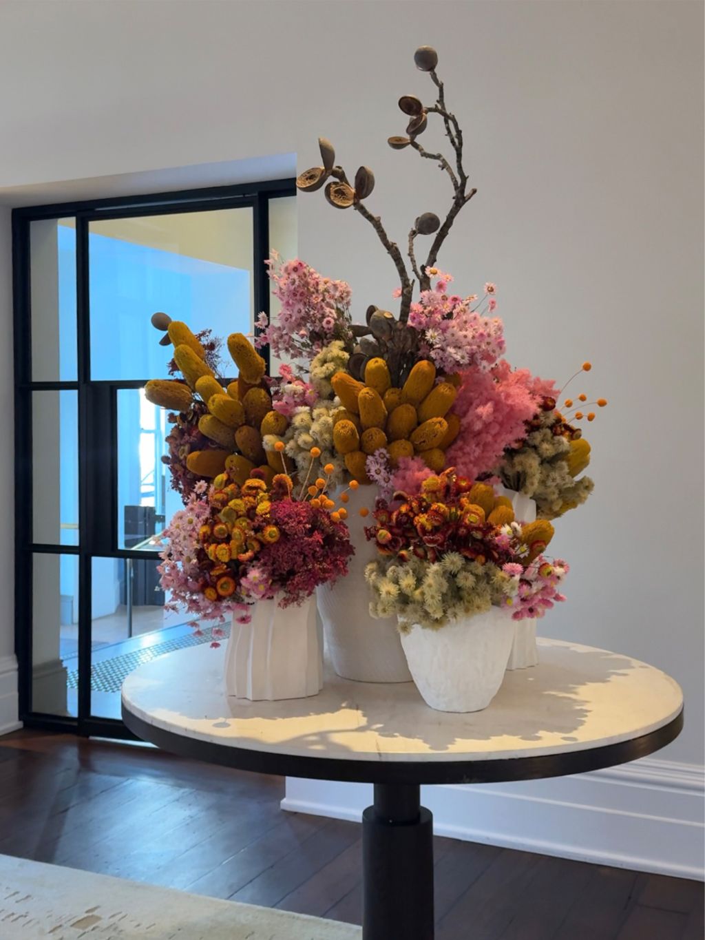 A floral display at COMO The Treasury