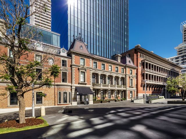 The Victorian-era facade of COMO The Treasury