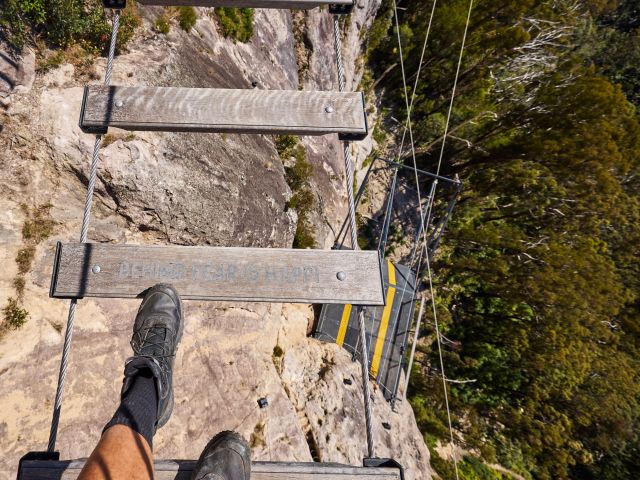 Happitat wobbly bridge