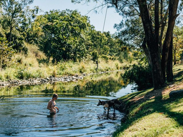 Swimming at Hold It Flats