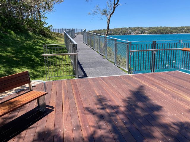 Hungry Point Cliff Top Walk viewing platform