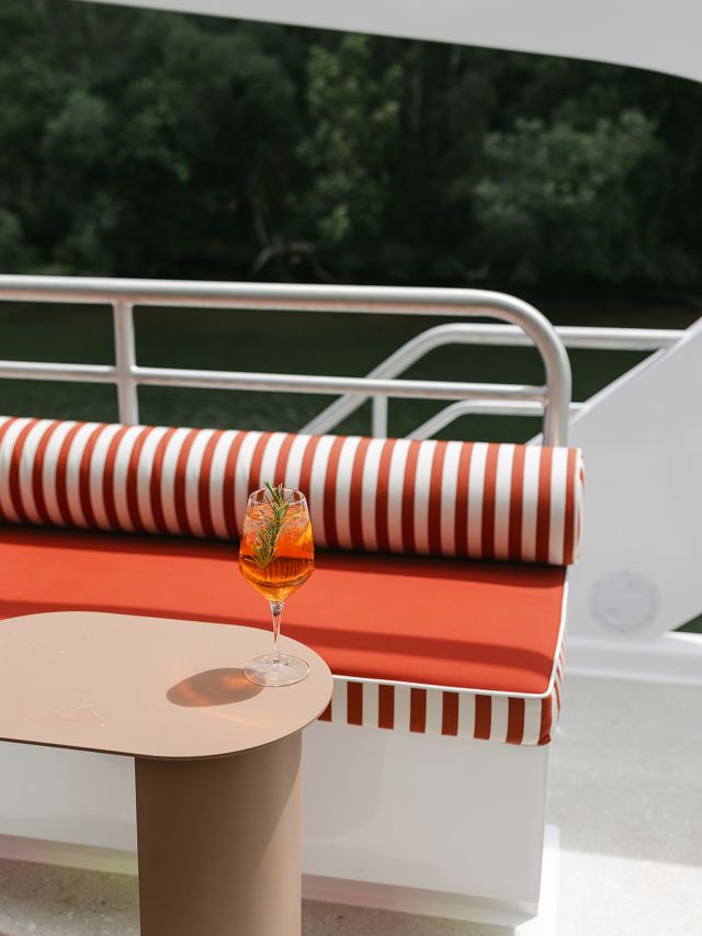 Cocktails onboard M.V. Jasmine in Byron Bay
