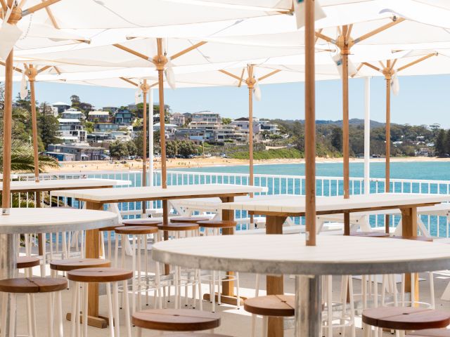 Views of Terrigal Beach from Terrigal Pavilion at the Haven