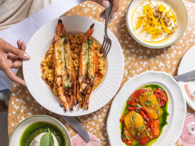vibrant food plates at Terrigal Pavilion