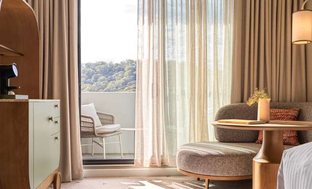 a look inside one of the suites at voco Gosford