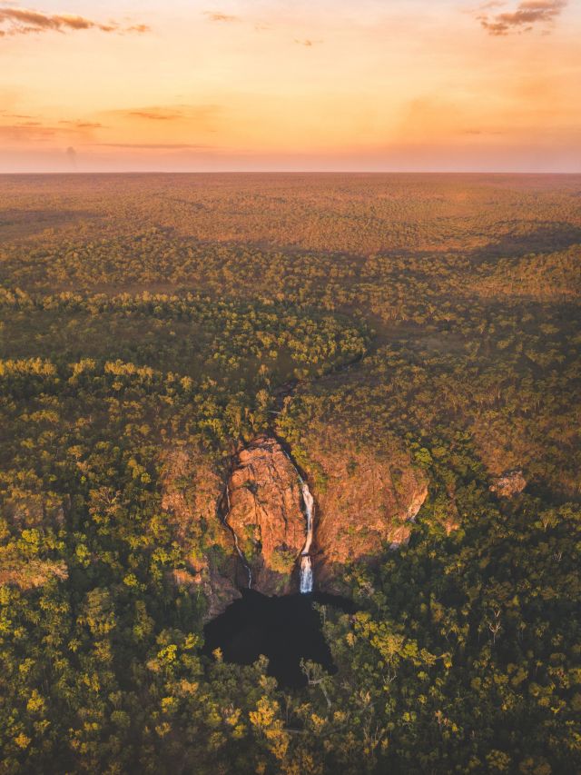 Wangi Falls from above