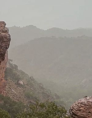 Kings Canyon transforms into a waterfall wonderland in the rain
