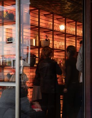 Exterior view of Scholé restaurant in Hobart