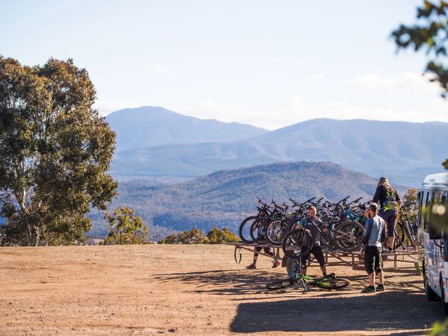 bikers at Mt Stromlo