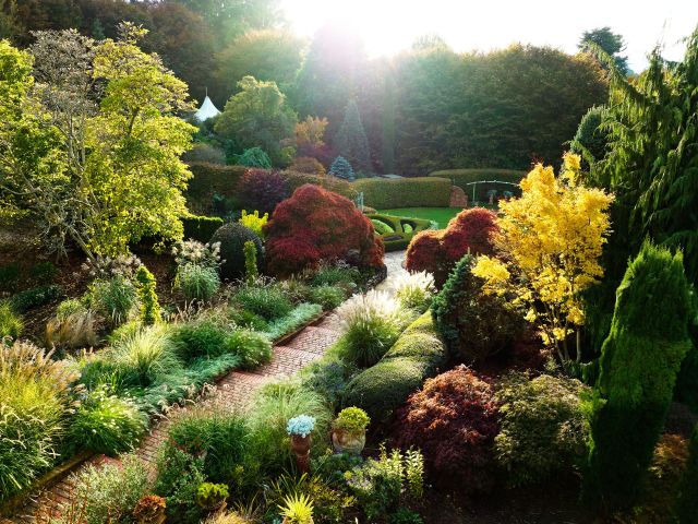 Cloudehill Gardens is a beautifully curated, year-round garden destination featuring nine terraced gardens filled with seasonal blooms and lush plant varieties.