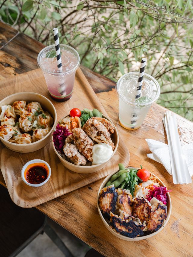 food and drinks at Raven Place